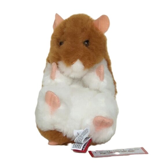 New w/Tag Douglas Plush Baby Hamster Lil' Handful Stuffed Animal 6" - Picture 1 of 11